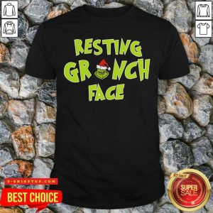 Nice The Grinch Santa Resting Grinch Face Shirt