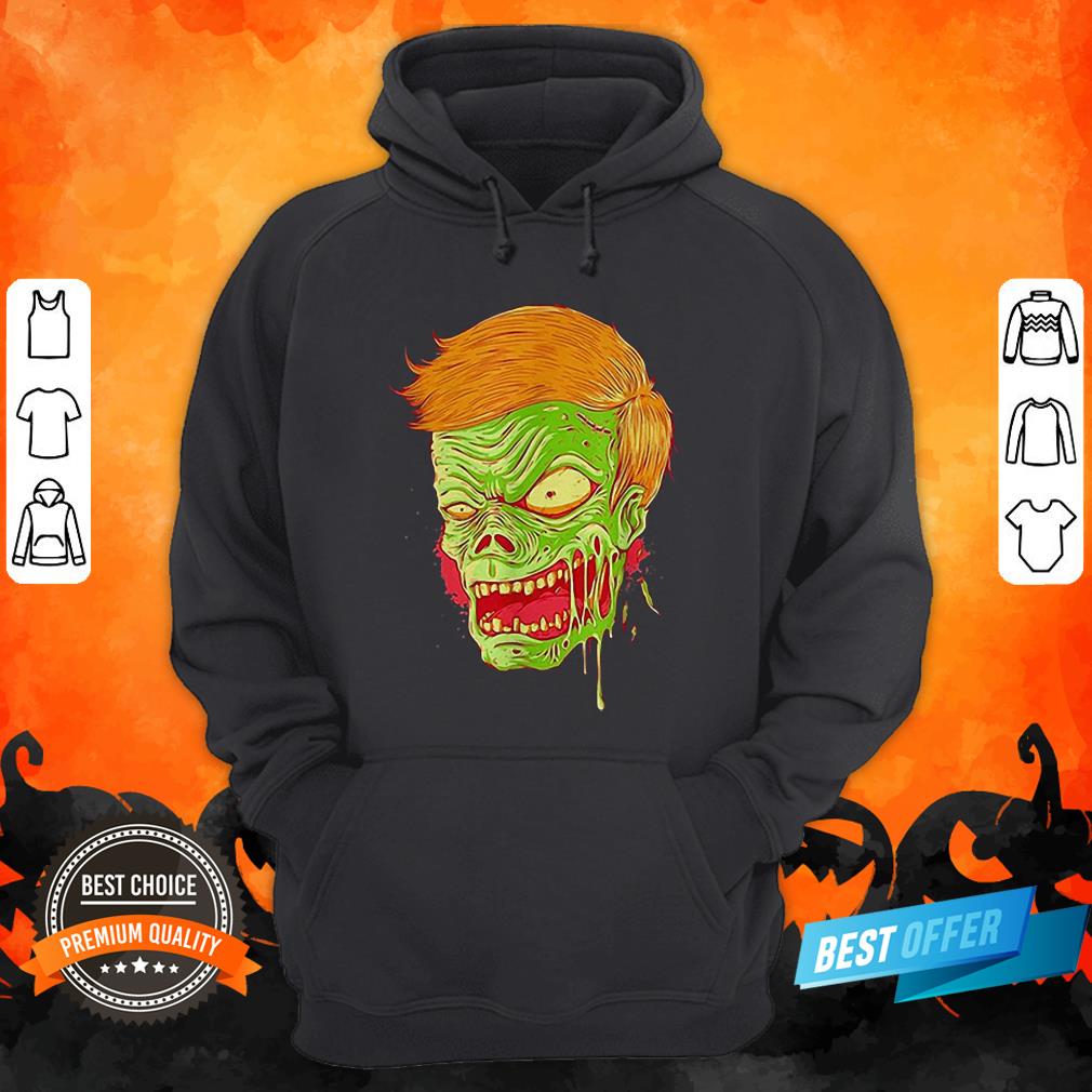 Halloween Angry Zombie Face Shirt