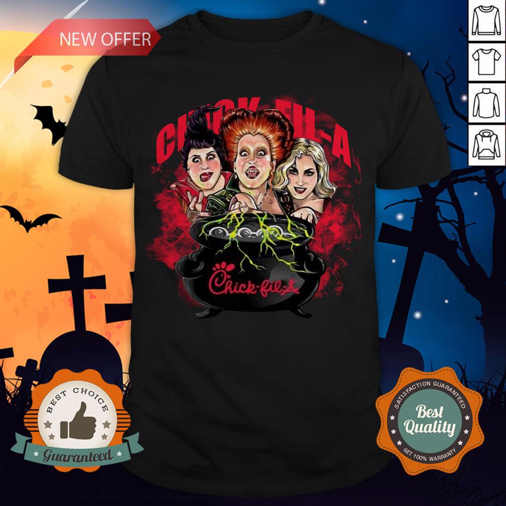 Halloween Hocus Pocus Witch Chick Fil A Shirt