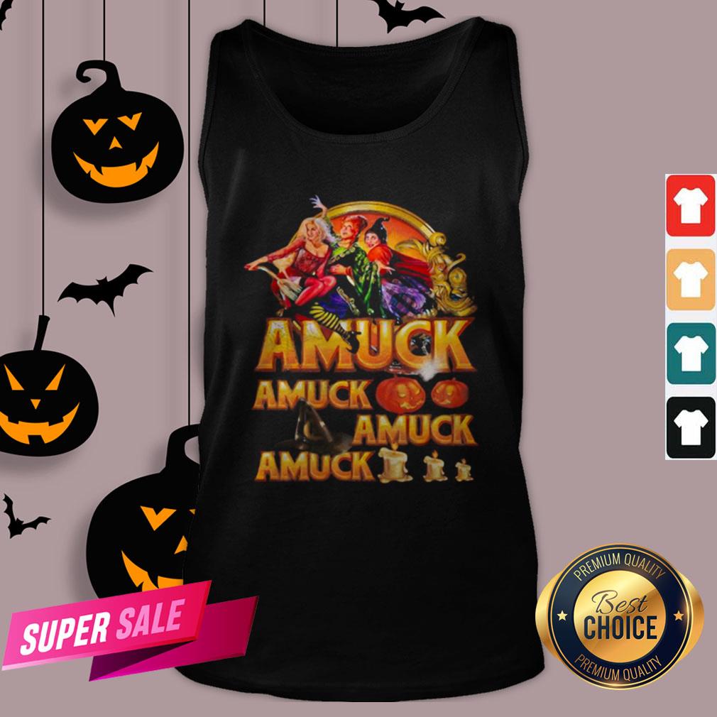 Halloween Witch Amuck Pumpkin Shirt