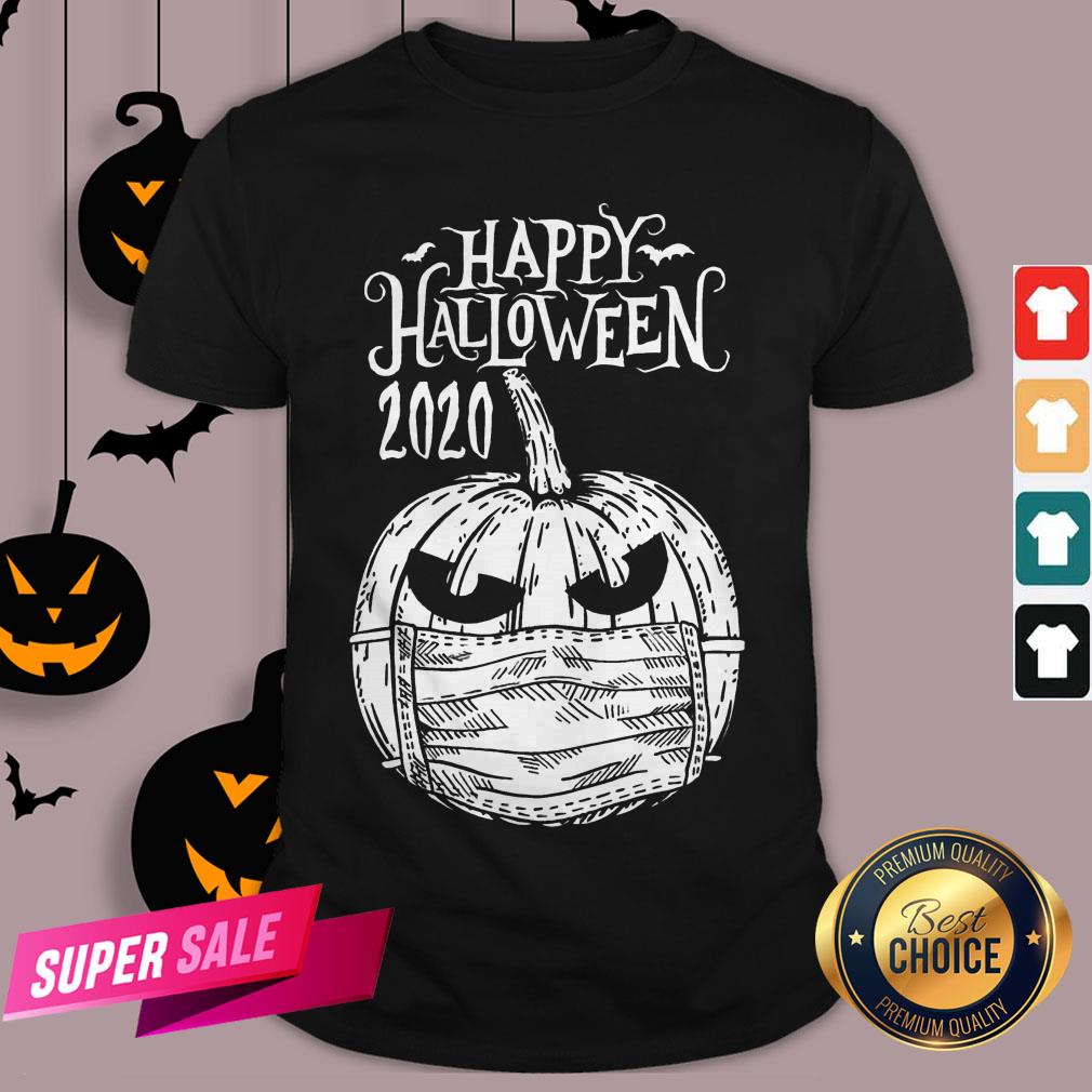 Happy Halloween 2020 Pumpkin Mask Costume Shirt