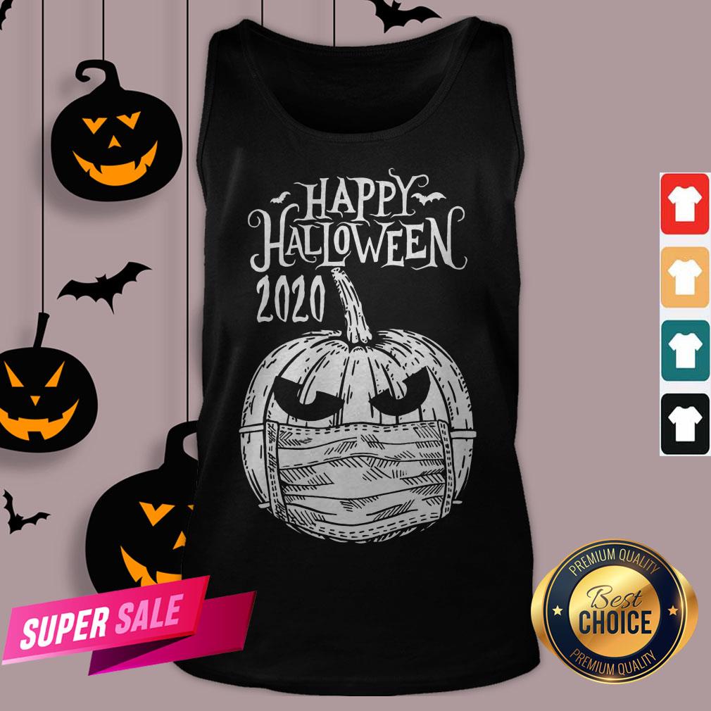 Happy Halloween 2020 Pumpkin Mask Costume Shirt