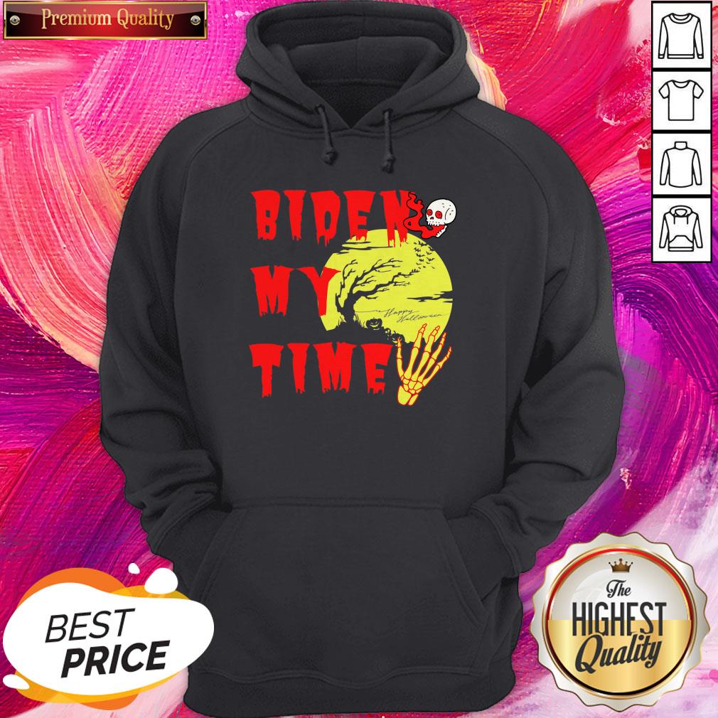Happy Halloween Biden Skull My Time Shirt