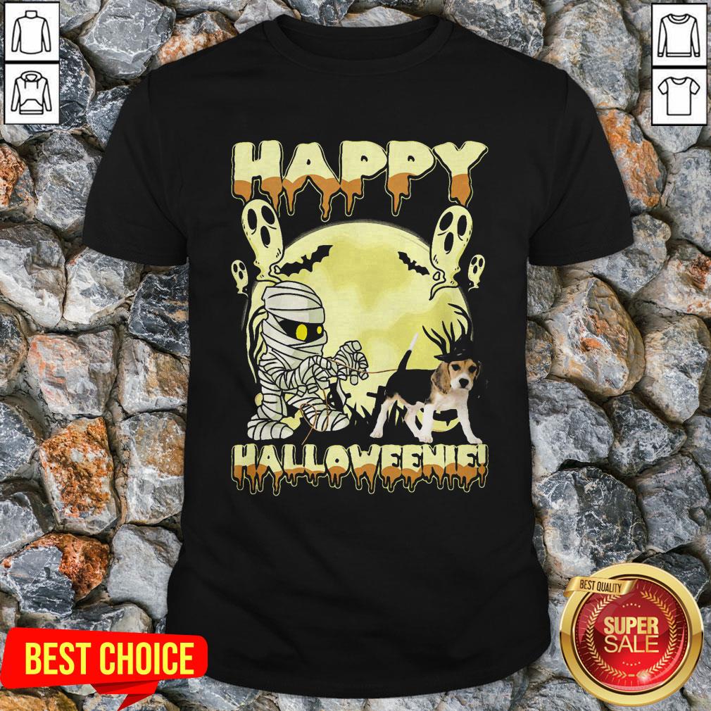 Happy Halloweenie Ghost Dog Shirt