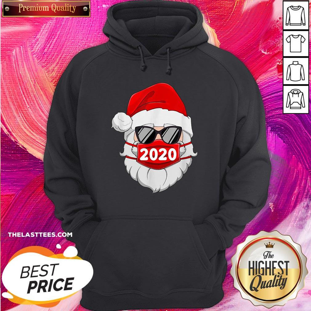 Happy Santa Claus Face Mask 2020 Christmas Shirt