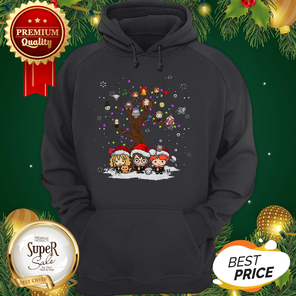 Harry Potter Characters Tree Of Life Snowflakes Christmas Shirt