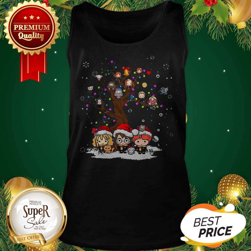 Harry Potter Characters Tree Of Life Snowflakes Christmas Shirt
