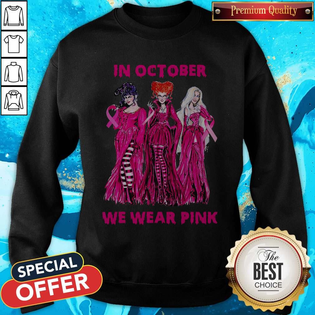 Hocus Pocus In October We Wear Pink Shirt