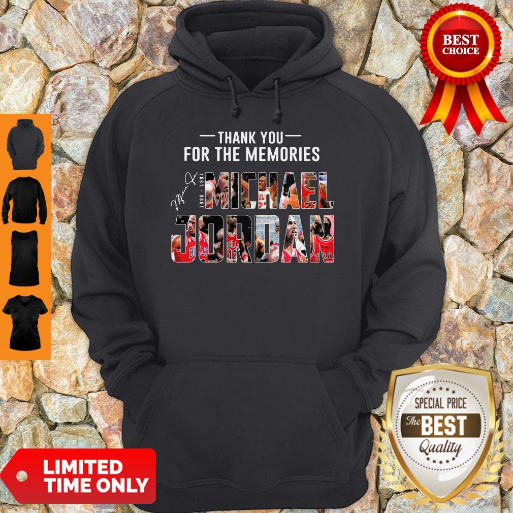 Michael Jordan 1996 1997 Thank You For The Memories Signature Shirt
