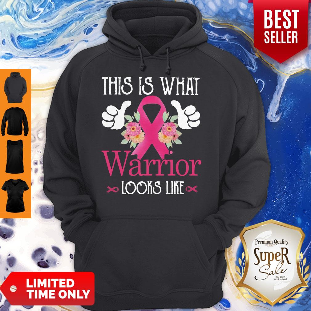 Cute This Is What Warrior Looks Like Breast Cancer Shirt