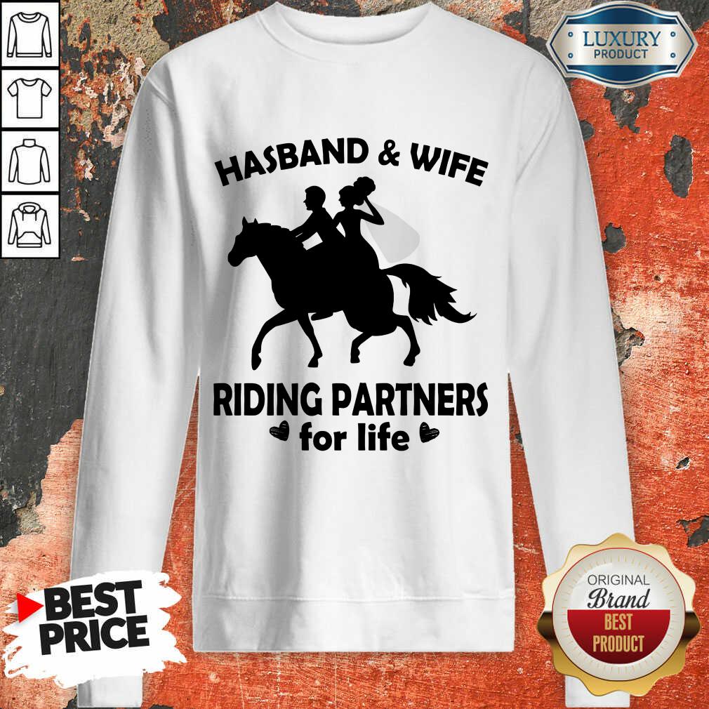 Horse Husband And Wife Riding Partners Shirt