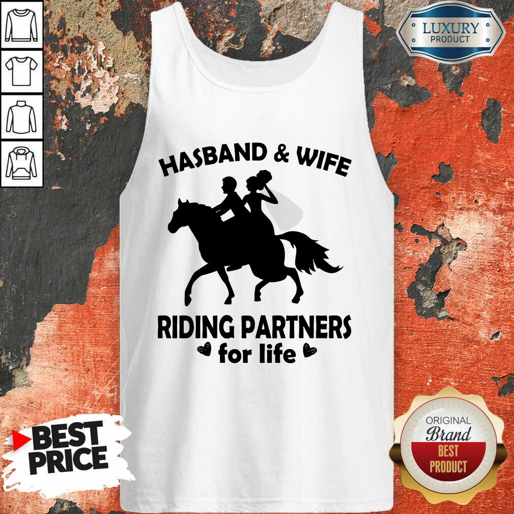 Horse Husband And Wife Riding Partners Shirt