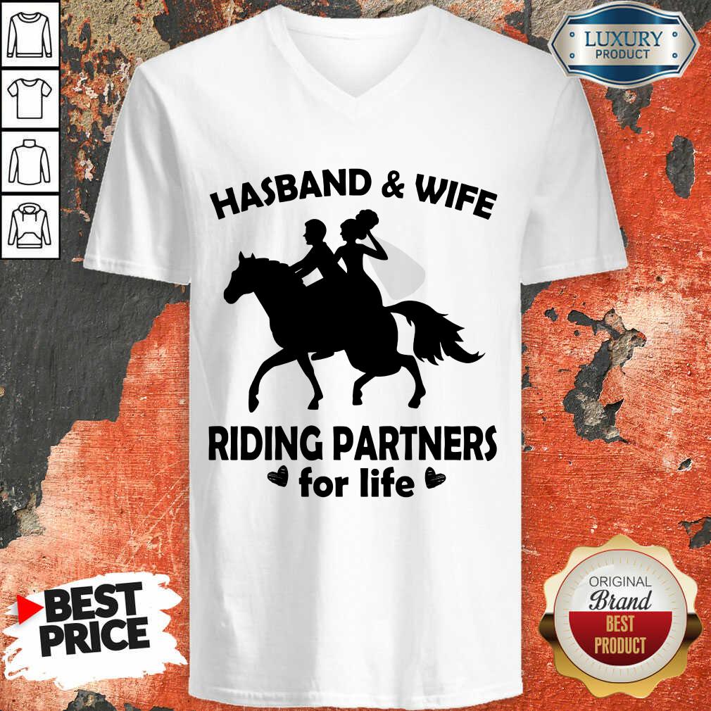 Horse Husband And Wife Riding Partners Shirt