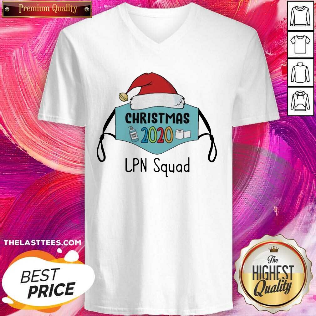 Hot Mask Santa 2020 Anti Covid 19 Merry Christmas 2020 Lpn Squad Shirt