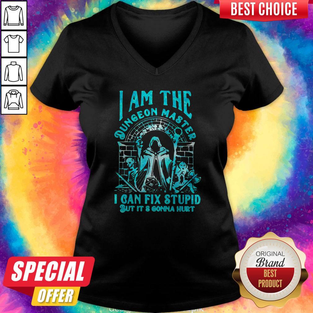 I Am The Dungeon Master I Can’t Fix Stupid But Its Gonna Hurt Shirt