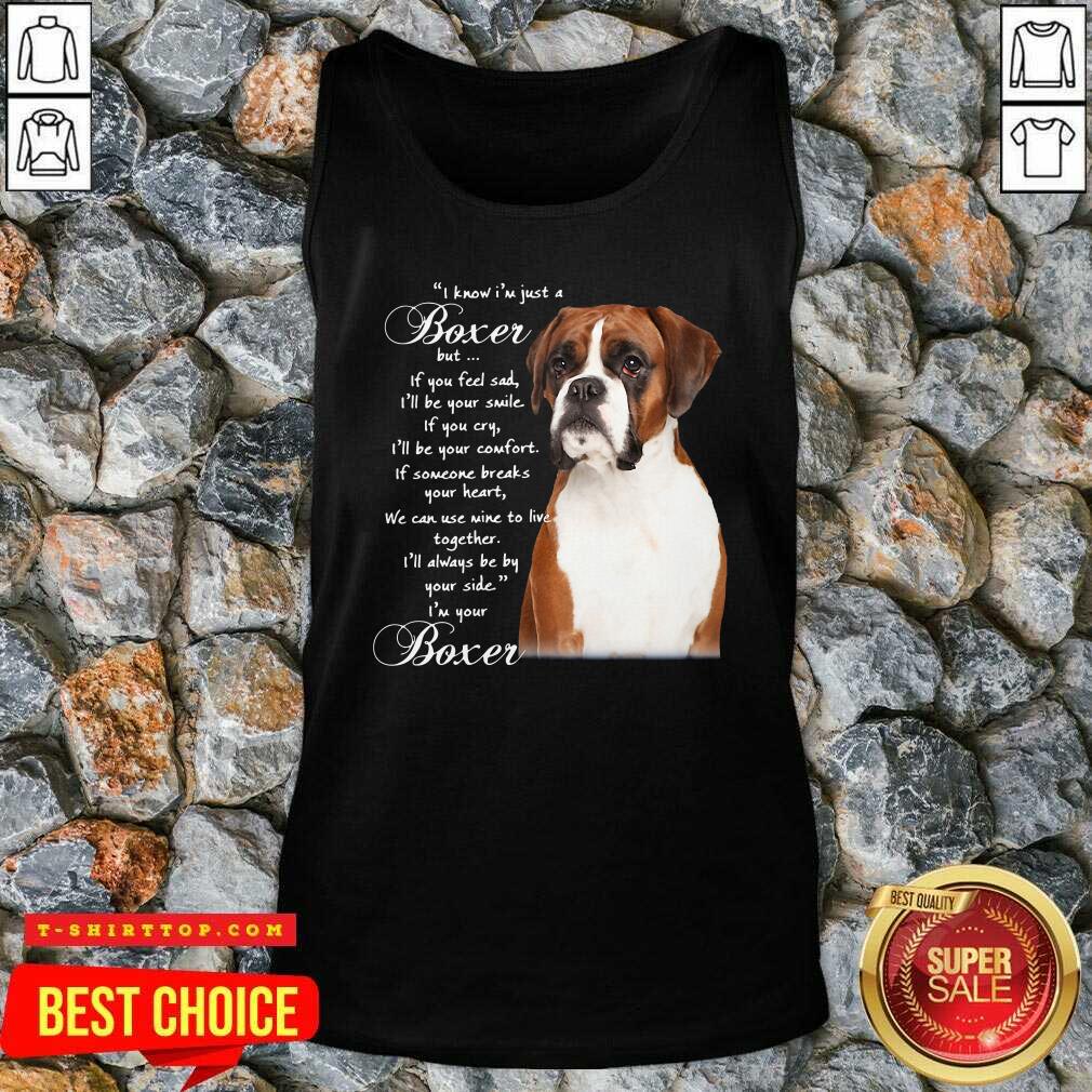 I Know I’m Just A Bull Boxer But If You Feel Sad Shirt