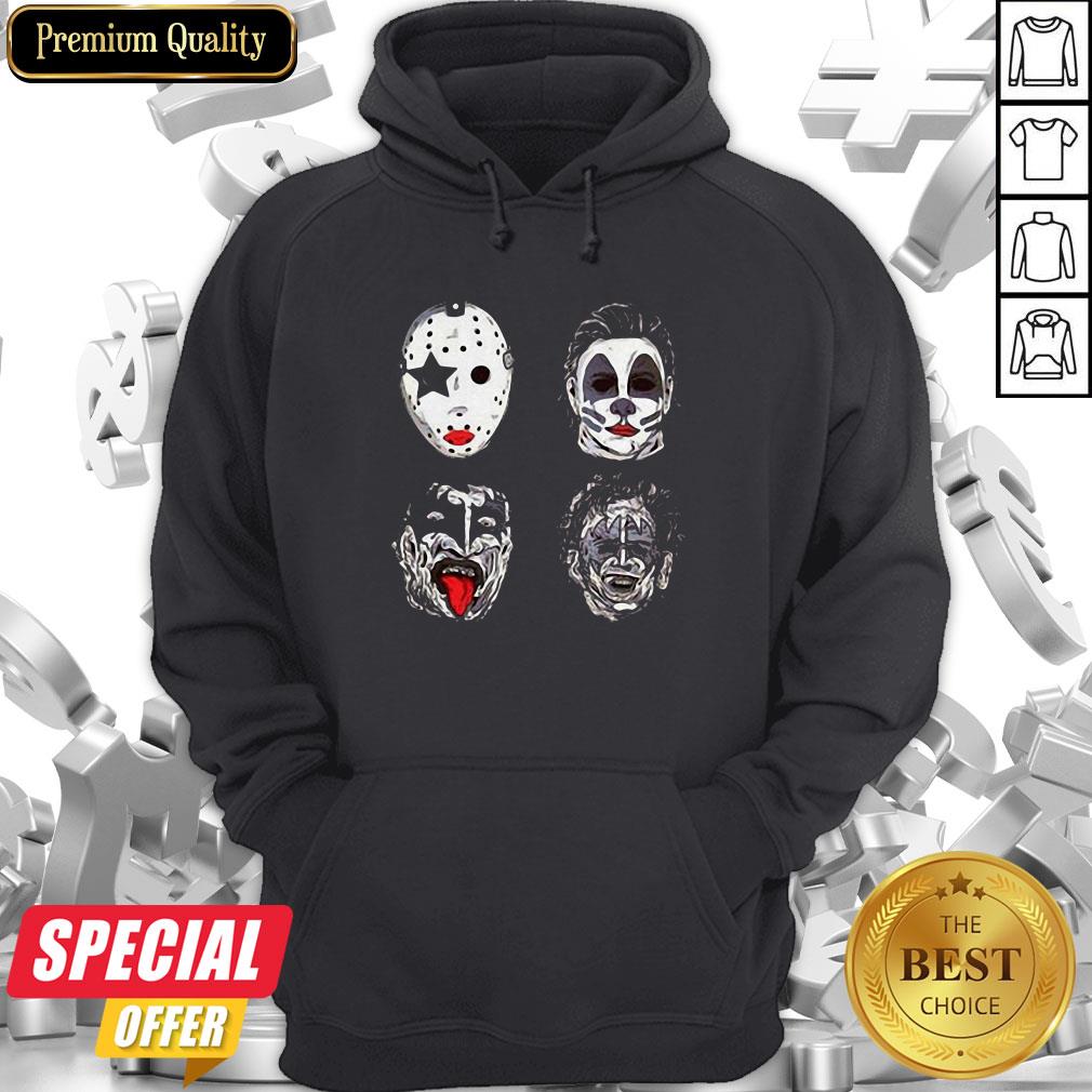 Horror Movie Character Faces Halloween Shirt