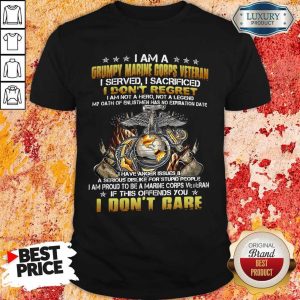 Original Marine Corps Veteran'S Shirt
