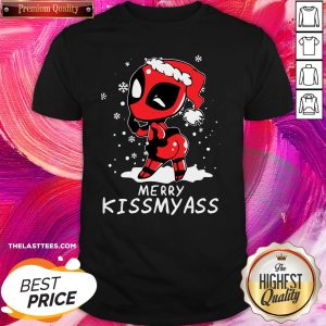 Hot Santa Deadpool Merry Kiss My Ass Christmas Shirt