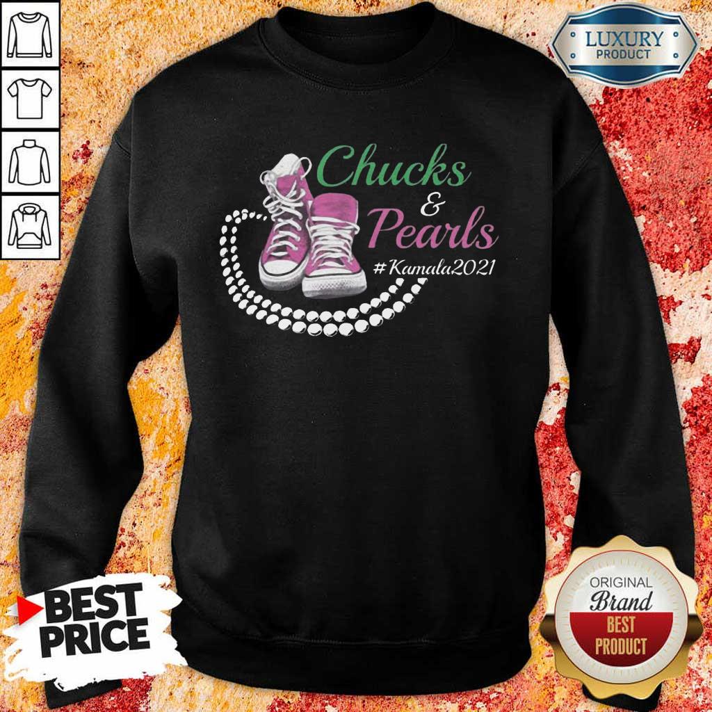 Irritated Kamala Harris Chucks And Pearls 1908 Shirt
