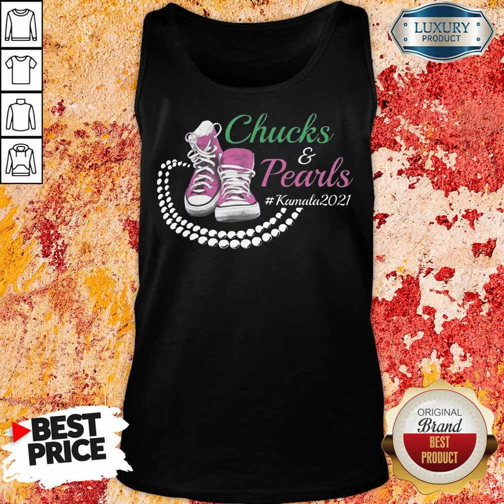 Irritated Kamala Harris Chucks And Pearls 1908 Shirt