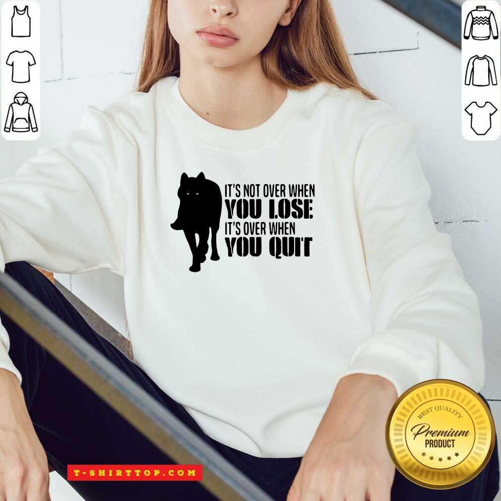 It’s Not Over Until It’s Over Donald Trump American Flag Shirt