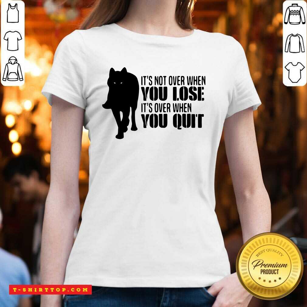 It’s Not Over Until It’s Over Donald Trump American Flag Shirt