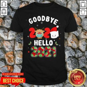 Top Goodbye 2020 Toilet Paper Santa Hello 2021 Shirt