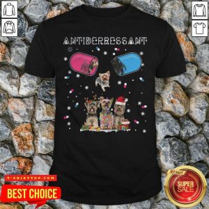 Yorkshire Terrier Antidepressant Ugly Christmas Shirt