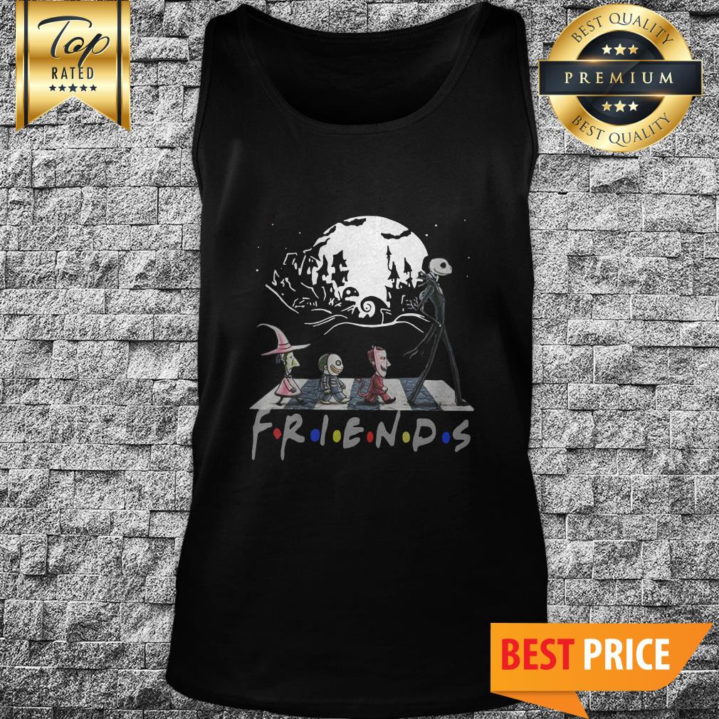Jack Skellington And Friends Crossing Road Halloween Shirt