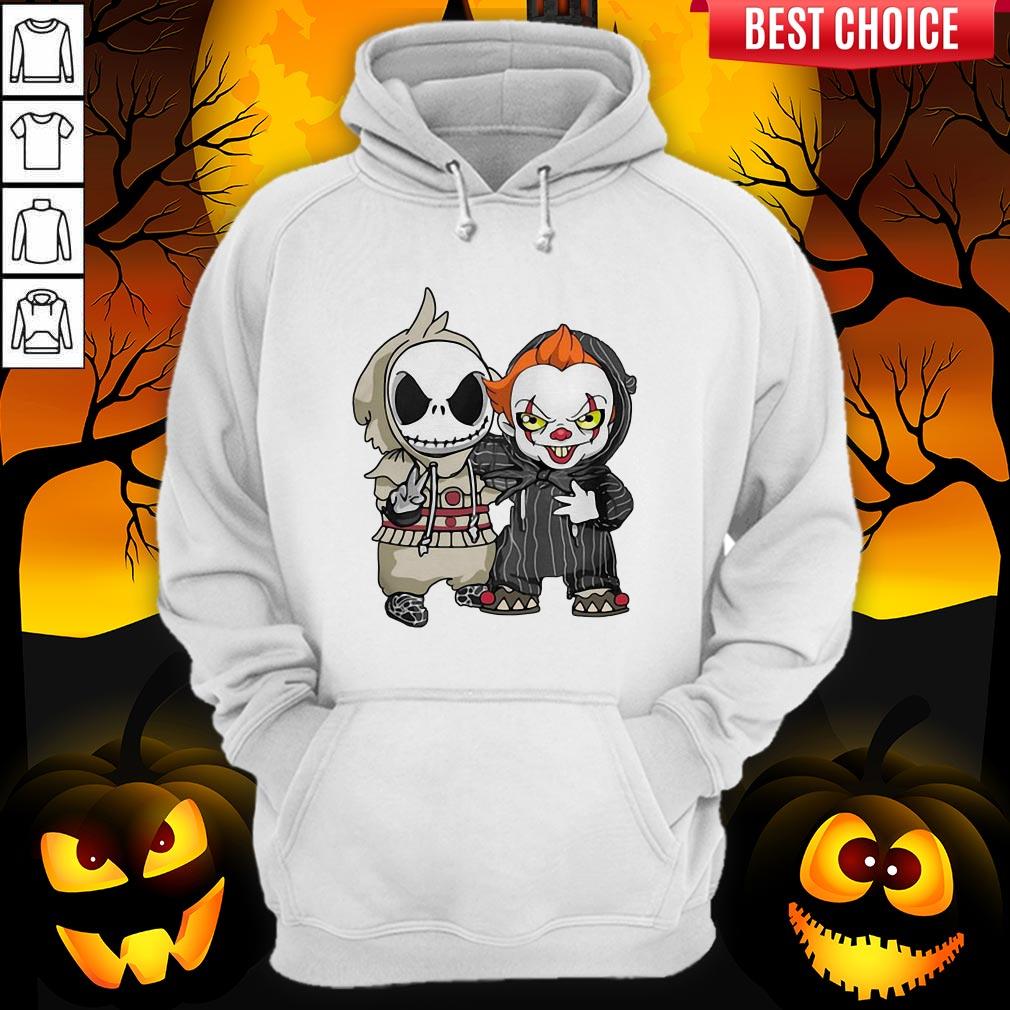 Jack Skellington And Pennywise Friend Happy Halloween Shirt