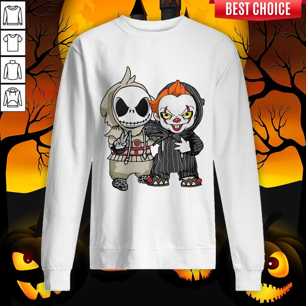 Jack Skellington And Pennywise Friend Happy Halloween Shirt