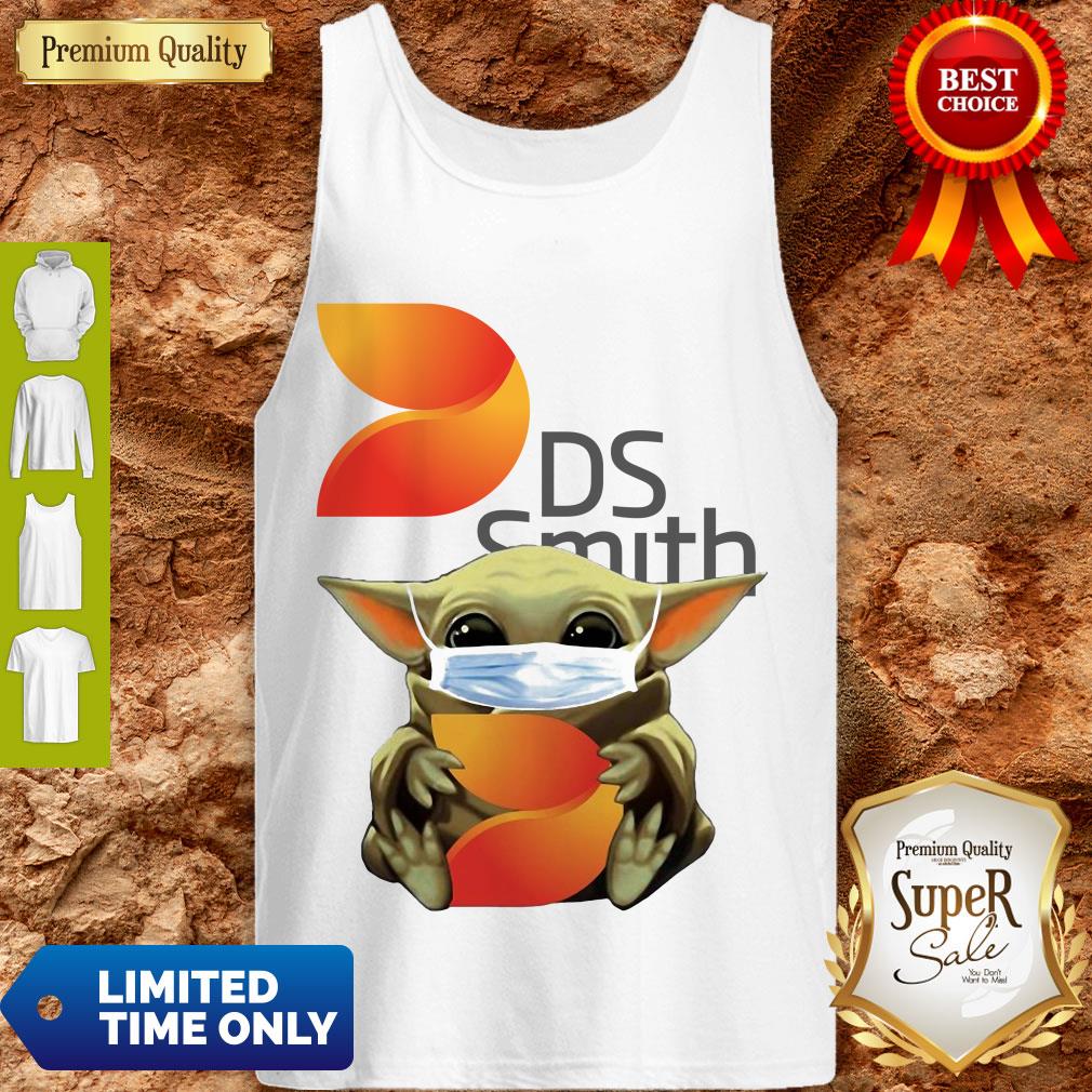 Awesome Baby Yoda Face Mask Hug DS Smith Shirt