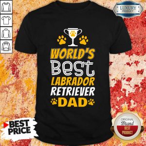 Golden Retriever Best Dog Dad Ever Shirt