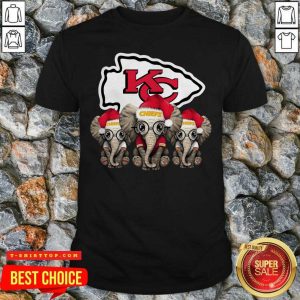Official Kansas City Chiefs Elephant Christmas Shirt