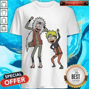 Rick And Morty Mashup Naruto And Jiraiya Shirt