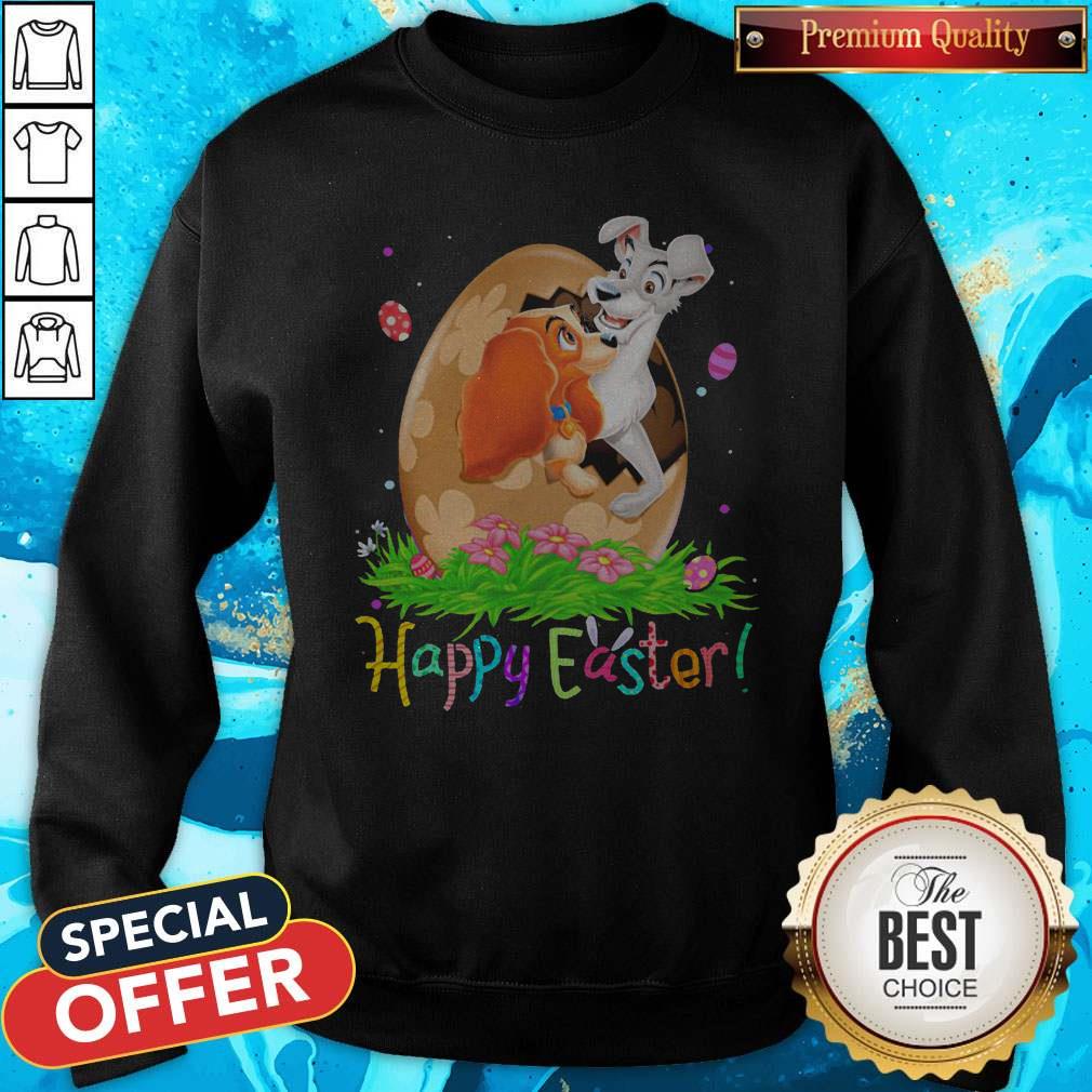 Lady And The Tramp Easter Egg Happy Easter Nice Shirt