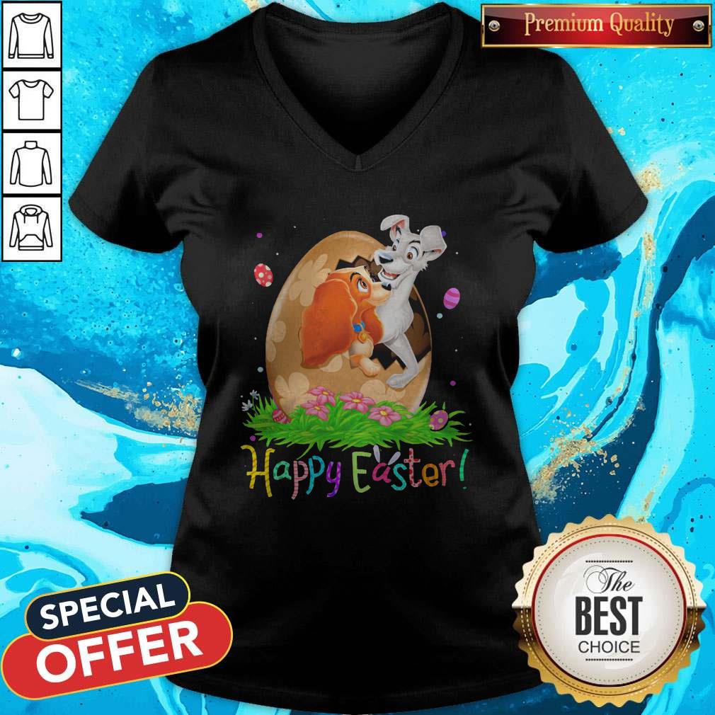 Lady And The Tramp Easter Egg Happy Easter Nice Shirt