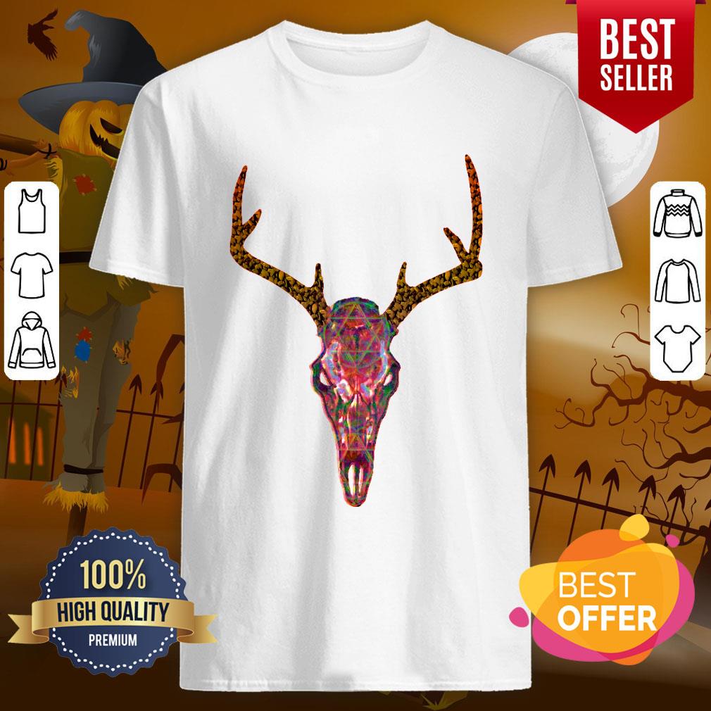 Lakota Shaman Bull Sugar Skull Day Dead Dia De Los Muertos Shirt