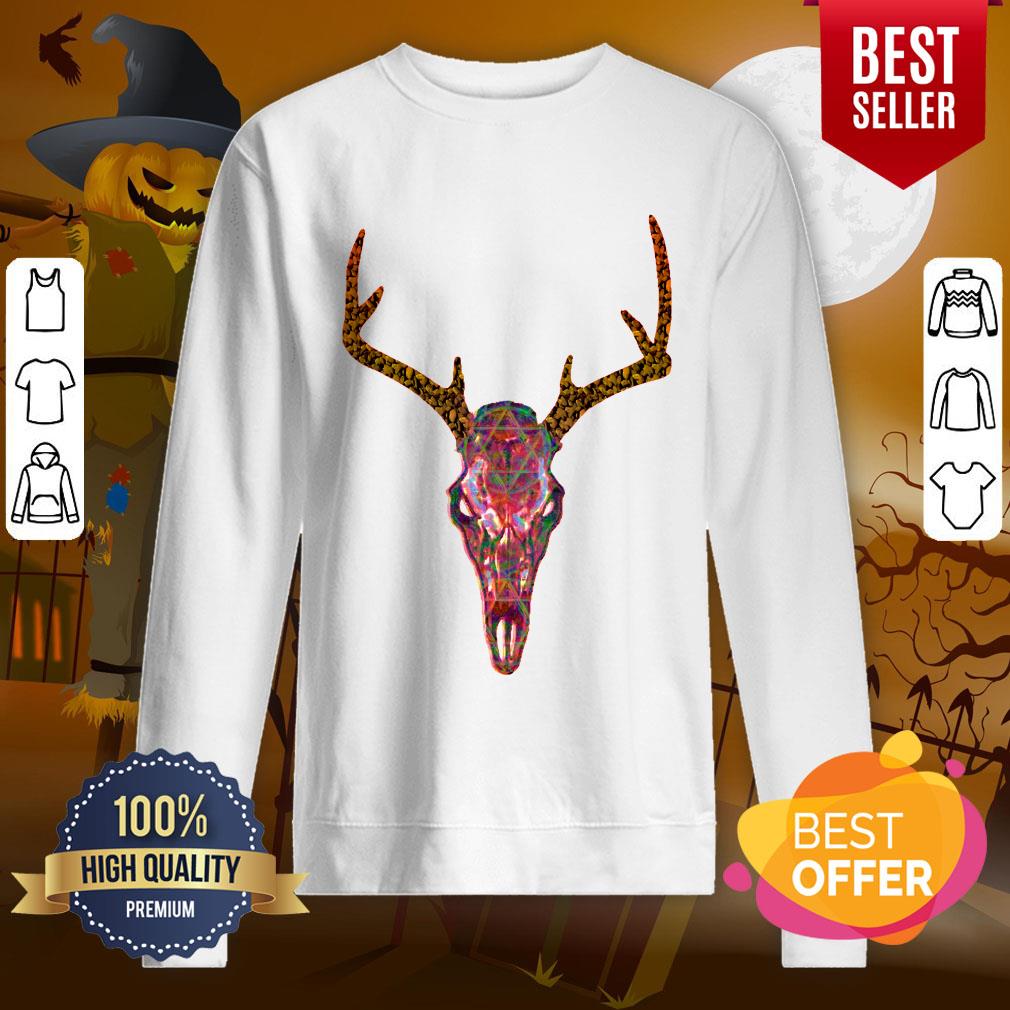 Lakota Shaman Bull Sugar Skull Day Dead Dia De Los Muertos Shirt