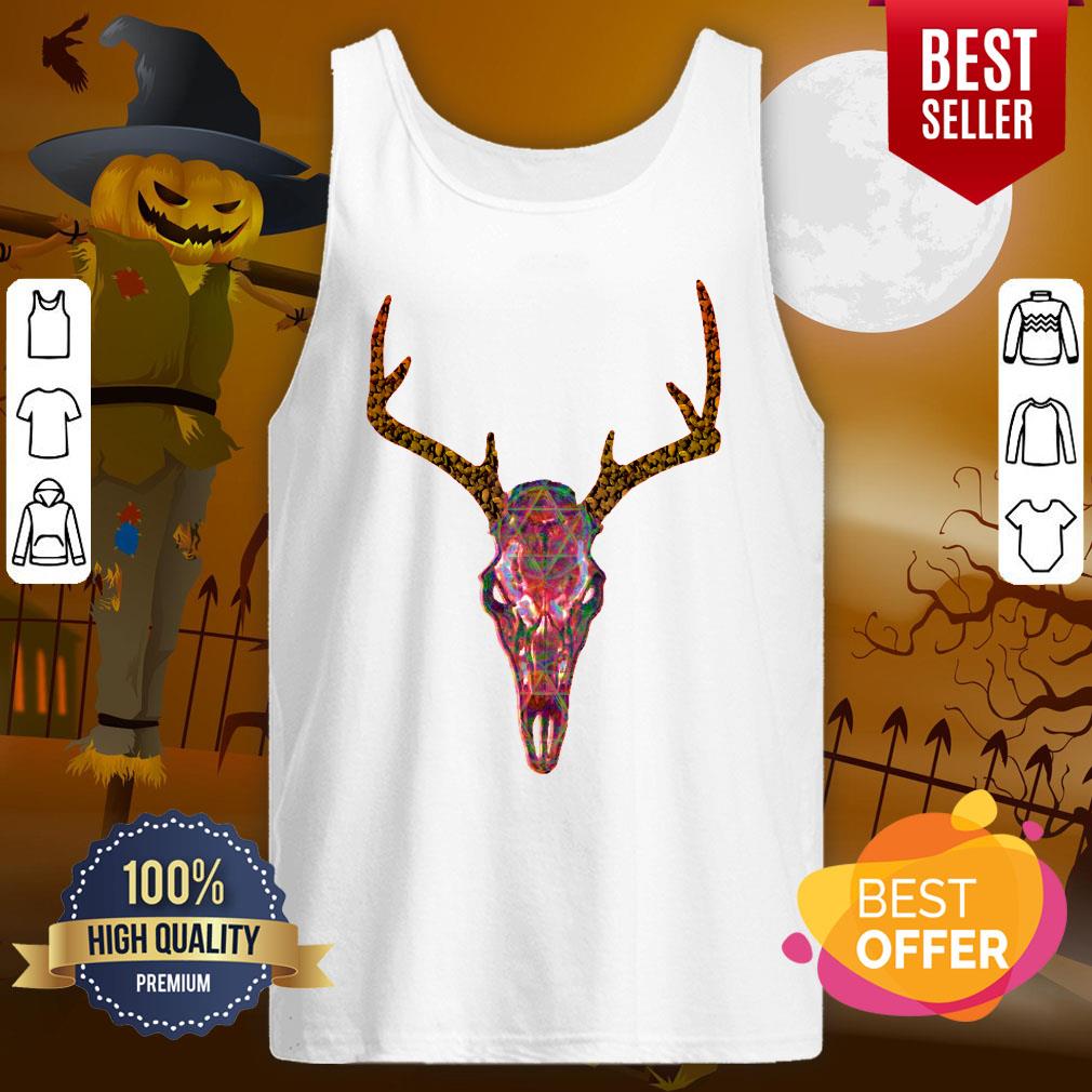 Lakota Shaman Bull Sugar Skull Day Dead Dia De Los Muertos Shirt