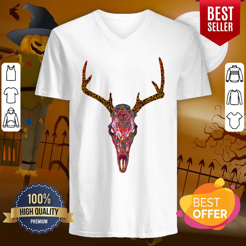 Lakota Shaman Bull Sugar Skull Day Dead Dia De Los Muertos Shirt
