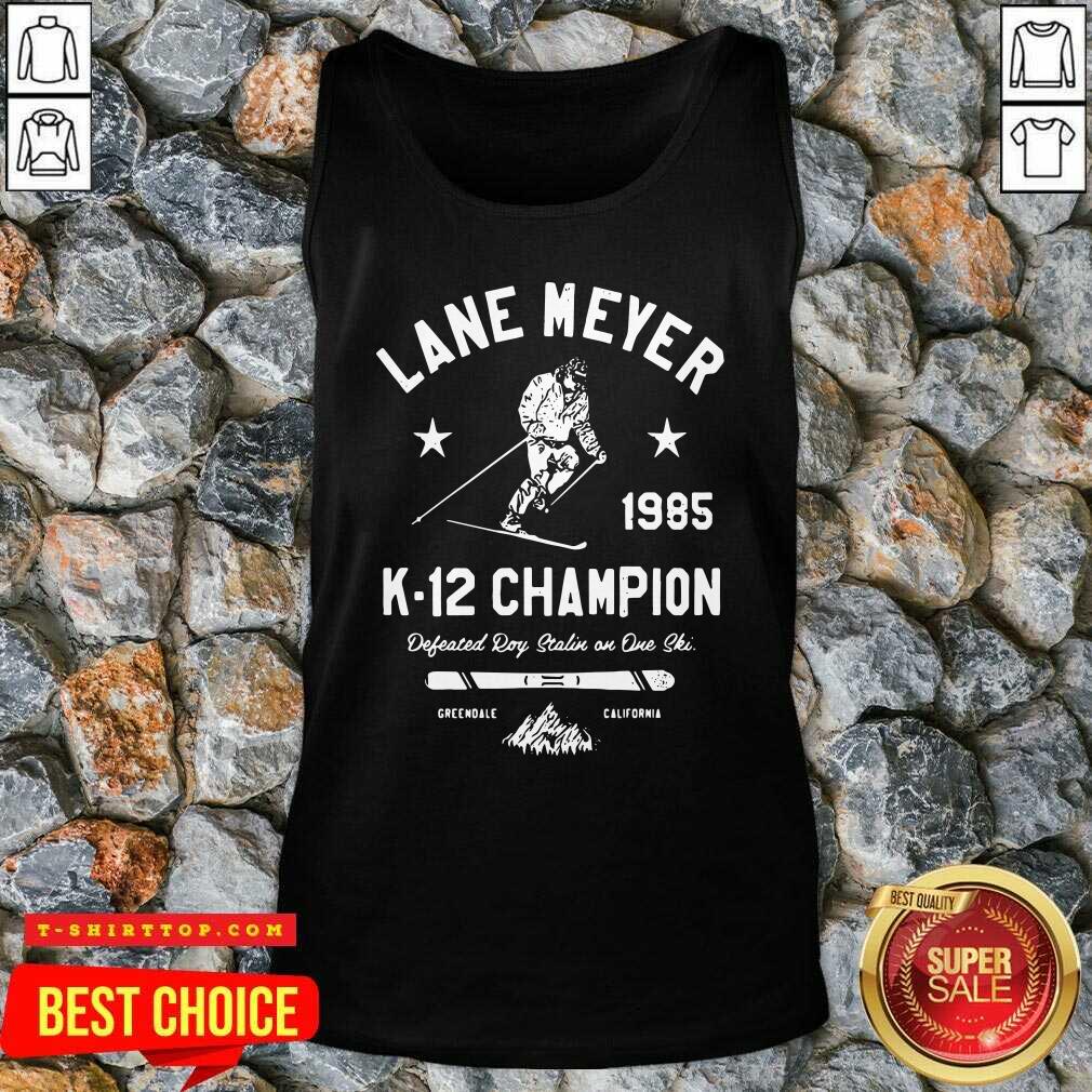 Lane Meyer 1985 K 12 Champion Shirt