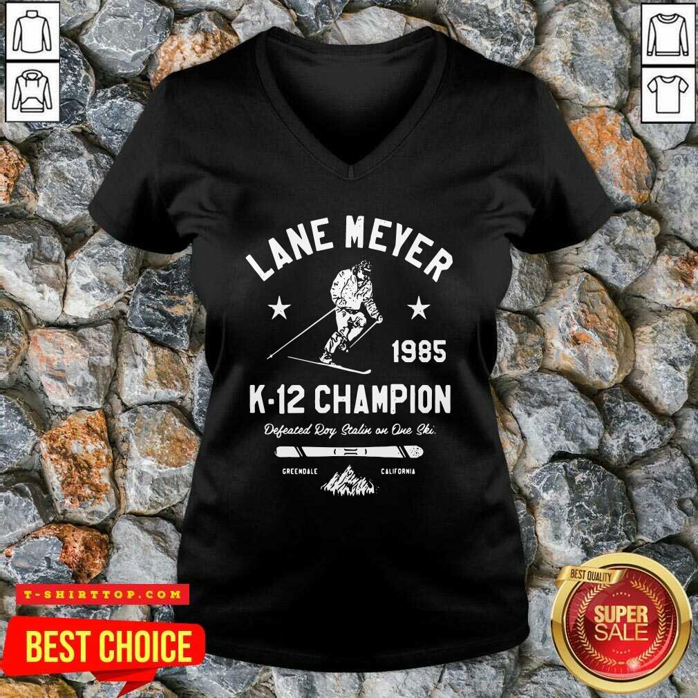 Lane Meyer 1985 K 12 Champion Shirt