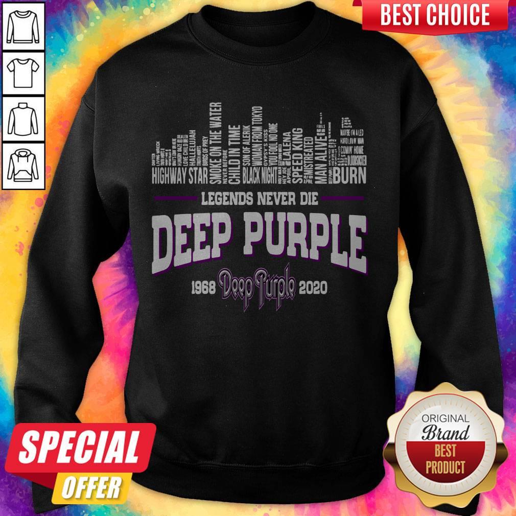 Legends Never Die Deep Purple 1968-2020 Shirt