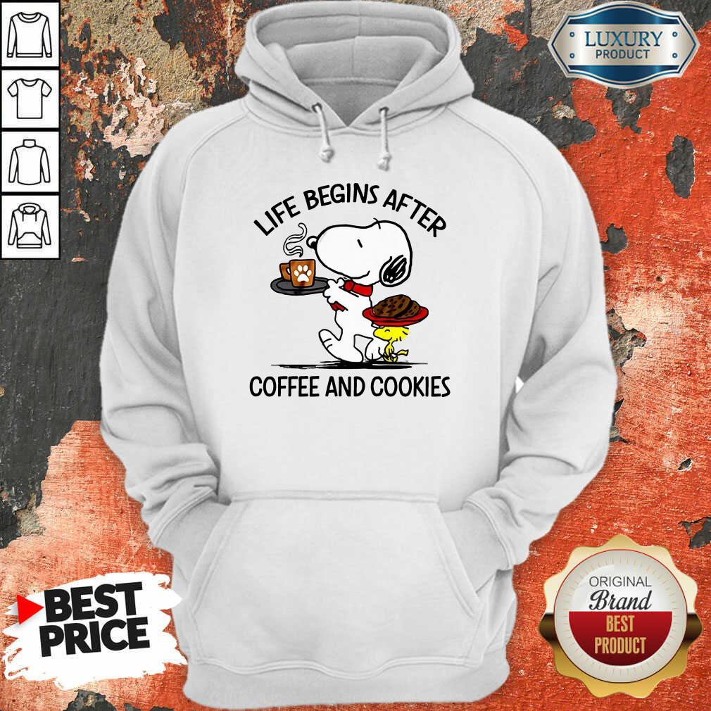 Life Begins After Coffee And Cookies Shirt
