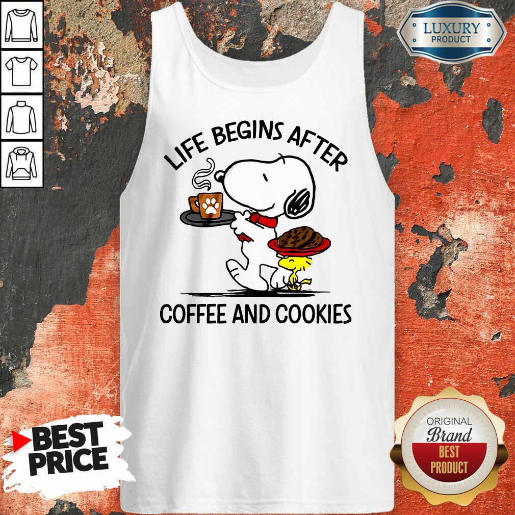 Life Begins After Coffee And Cookies Shirt
