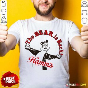 Funny Cool Retro Hamm’s Beer Bear Is Back Shirt