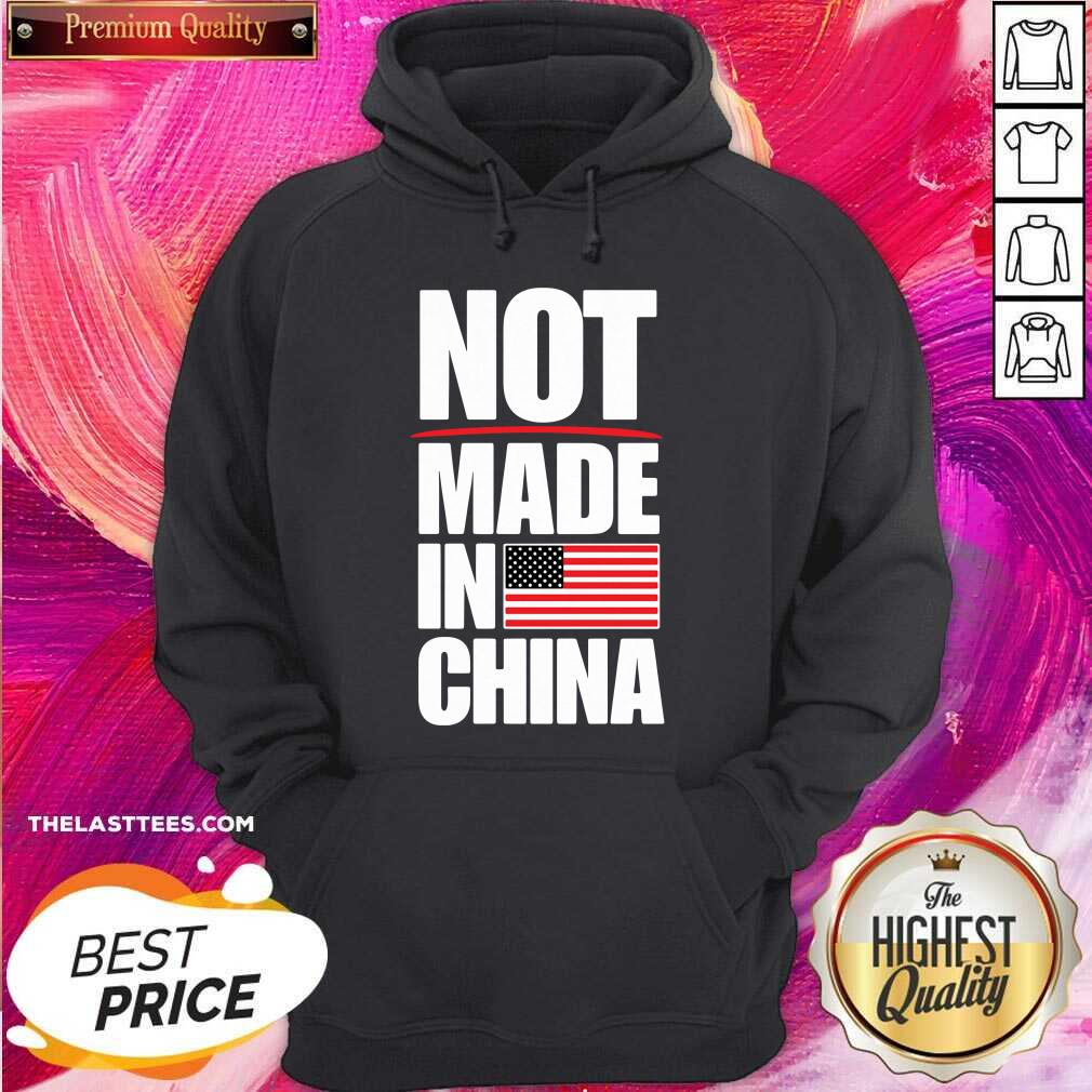 Love Not Made In China American Flag Shirt