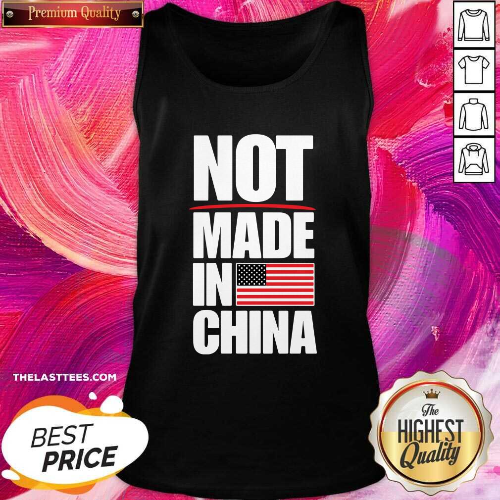 Love Not Made In China American Flag Shirt